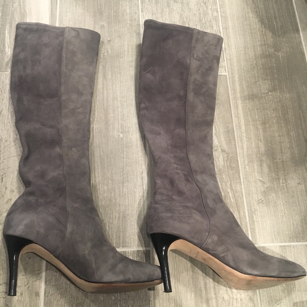Cole Haan suede boots SZ 5 grey suede